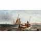 WYK, HENRI VAN (1833-?), "Schiffe auf stürmischer See", - Foto 1