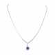 Collier mit 1 Tansanit ca. 2,6 ct - photo 1