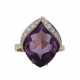 Ring mit Amethyst im Fantasieschliff - photo 1