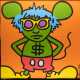 KEITH HARING (NACH) 1958 Kutztown - 1990 New York. ANDY MOUSE - photo 1