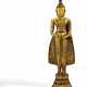 Grosser stehender Buddha mit Almosenschale - Foto 1