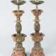 Pair of Chinese Pewter Candle Sticks - photo 1