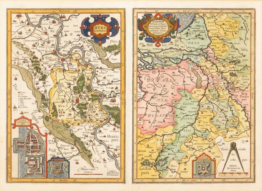 Map of Moers - Gerhard Mercator — buy at online auction at Map of Moers - Gerhard Mercator — buy at online auction at