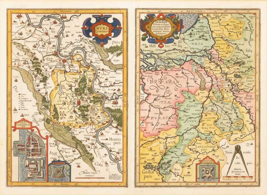 Map of Moers - Gerhard Mercator — buy at online auction at