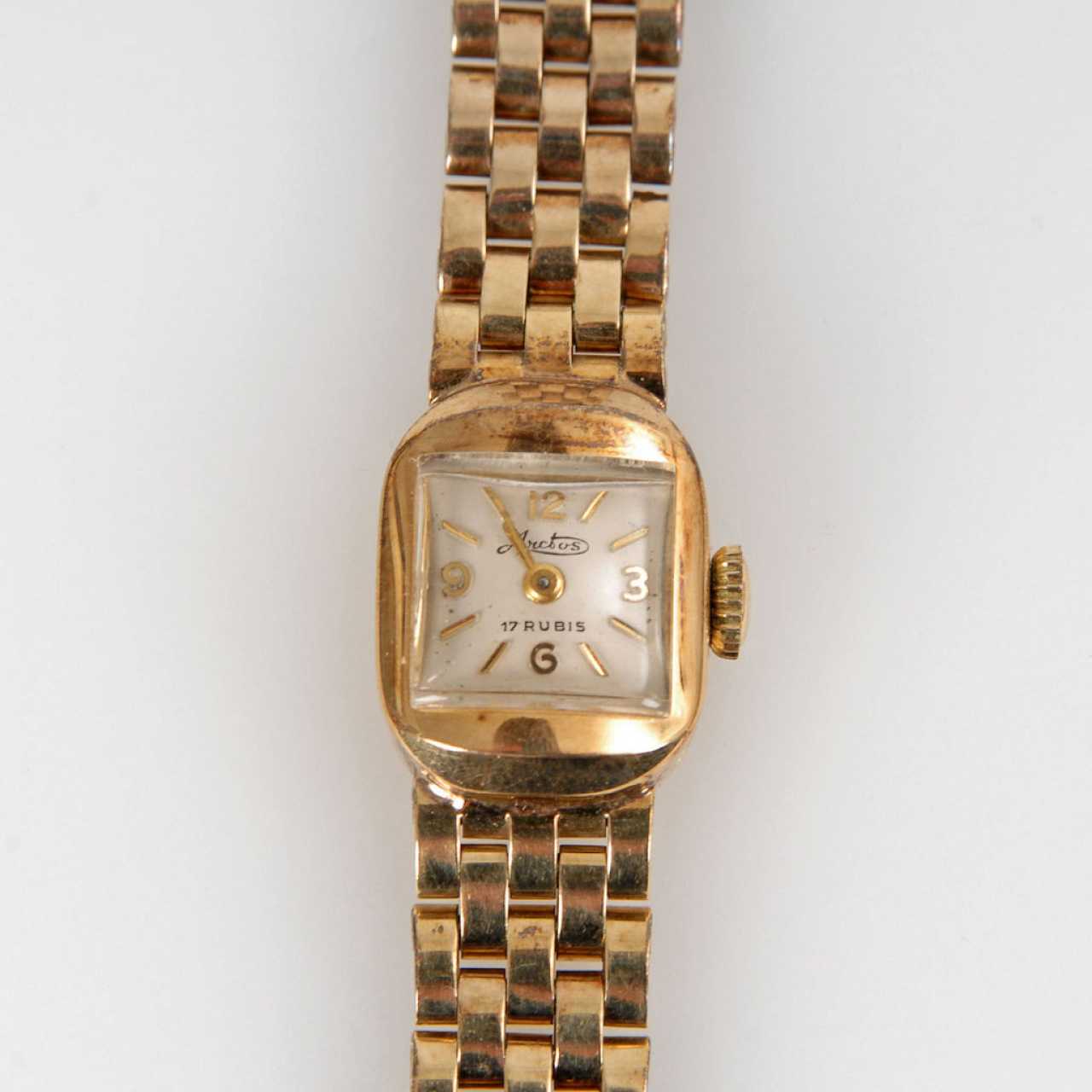Golden ladies wrist watch, ARCTOS. — buy at online auction at ...