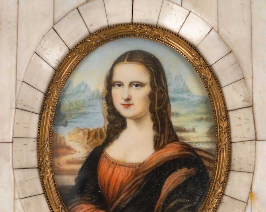 Miniatur Mona Lisa Online Bei Auktion Kaufen Auktionskatalog 94 Sommerauktion 19 Teil I Vom 06 19 Foto Preis Von Auktionslos 993 Bei Veryimportantlot Com