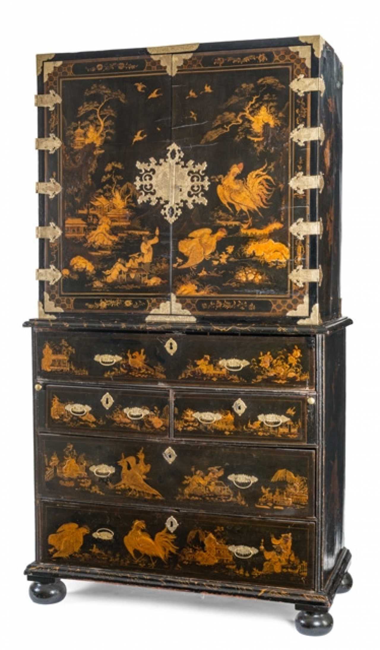 Top Cabinet Hardware With Lots Of Drawers Rich Gold Paint