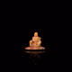Petite statuette de Luohan en stéatite beige orangé - фото 1