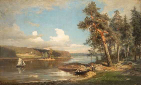 Impressionist Axel Peder Jensen 1885 1972 Bluhendes Rapsfeld