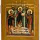 Christus mit den heiligen Arztpatronen Kosmas und Damian am Grab ihrer Eltern - photo 1