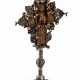 Prachtvolles und fein geschnitztes Standkreuz vom Hl. Berg Athos - Foto 1