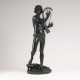 Bronze-Skulptur 'Der Jüngling David mit Harfe' - фото 1