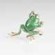 Gold-Emaille-Ring 'Frosch' - Foto 1
