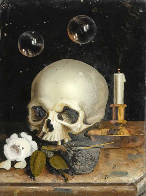Auction Hinterglasbild Memento Mori Buy Online By