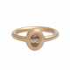 Ring mit ovalfacettiertem Diamant, - Foto 1