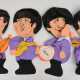 THE BEATLES- DOLLS: Aufblasbare Puppen, polychrom bedrucktes Weichplastik, Schweiz 1966 - photo 1