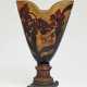 Vase mit Bronzefuß. Emile Gallé, Nancy, um 1900 - Foto 1