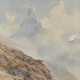 Compton, Edward Theodore. Wanderer vor dem Wolken verhangenen Matterhorn - photo 1