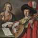 Niederlande (Utrecht?), 17. Jahrhundert. Musizierendes Paar - Foto 1