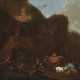 Berchem, Nicolaes, Art des. Südliche Felsenlandschaft mit Bauern und Vieh - Foto 1