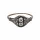 Ring mit 2 kleinen Altschliffdiamanten - photo 1