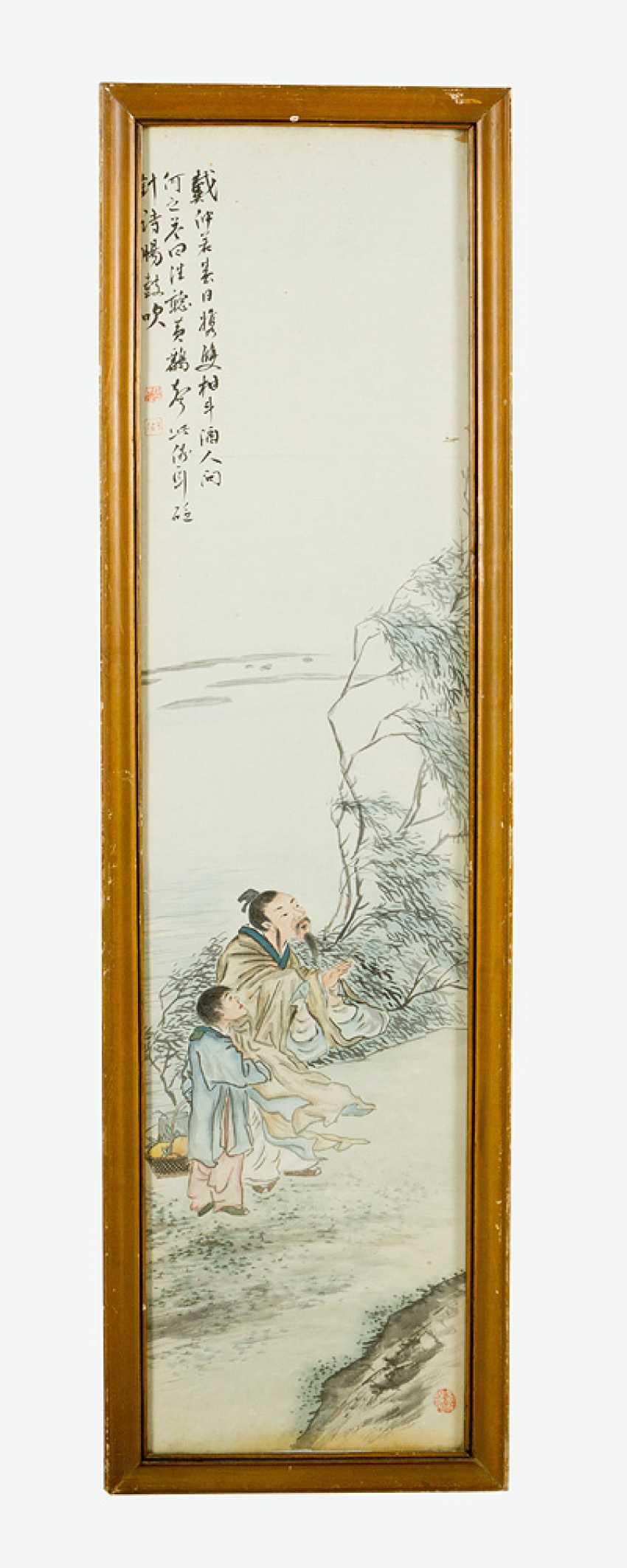 Chinesische Asiatische Malerei Kalligraphie Rollbilder Wandbilder