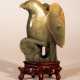 Jade Bird, sculpted, damages, Qing Dynasty - Foto 1