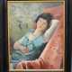 Unknown Artist around 1920, sleeping beauty, oil on canvas, framed - фото 1