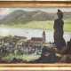 F.Kirnmayer, Dürnstein on the Danube, oil on board, framed - Foto 1