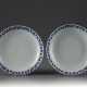 China Qing Dynasty a pair of blue and white porcelain plate - Foto 1