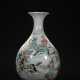 Colorful glaze Beijing opera characters porcelain bottle in the Qing Dynasty - photo 1