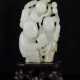 Hetian jade Carving Ganoderma character Decoration - photo 1