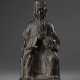 China Ming Dynasty bronze Carved scholar - photo 1