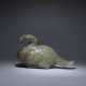 Warring States Hetian jade bird sculpture - Foto 1