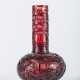 Size:Qianlong red glass carving vase in the Qing Dynasty - photo 1