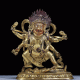 17th century Tibetan Tantric copper gilt Buddha statue - Foto 1