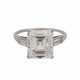 Ring mit Diamant im Smaragdschliff 5,84 ct - фото 1
