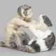 Seltene Figur "Junger Faun mit Katze" - photo 1