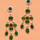 Paar repräsentative Smaragd-Chandeliers - photo 1