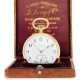 Taschenuhr: hochinteressantes Observatoriums-Chronometer mit hervorragendem Prüf-Ergebnis von 244 Punkten !, Le Roy & Cie No.10545, ca.1900, mit Originalbox - Foto 1
