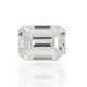 Diamant: Hochfeiner Emerald-Cut Diamant, 0,49ct, Top Wesselton/VS, mit aktuellem DPL Zertifikat - фото 1