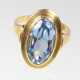 Ring mit blauem Stein - Gelbgold 333 - фото 1