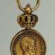 Hannover: Goldene Ehren-Medaille für Kunst und Wissenschaft, (1843-1846), Miniatur. - Foto 1