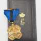 Belgien: Orden Leopold II., 1. Modell - Kongo Freistaat (1901-1910), Goldene Medaille, im Etui. - фото 1