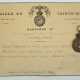 Frankreich: St. Helena Medaille mit Urkunde für einen Veteranen. - Foto 1