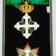Italien: Ritterorden des heiligen Mauritius und heiligen Lazarus, 3. Modell (1868-1943), Großkreuz Satz, im Etui. - фото 1