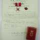 Italien: Orden der Krone von Italien, Ritterkreuz, im Etui, mit Urkunde. - photo 1