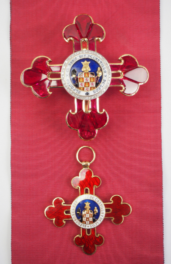 Spanien Ziviler Orden Alfons X. des Weisen, Großkreuz Satz in