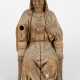 wooden Sculpture of the Throned Jesus with Symbol of the Holy Ghost - Foto 1