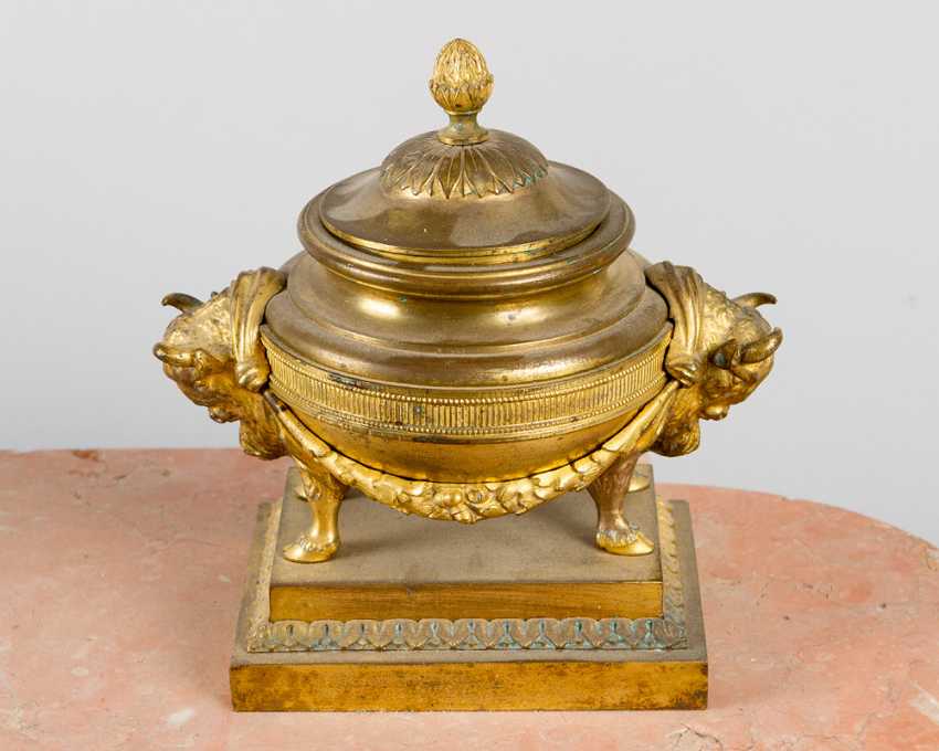 Writing Desk Inkwell Auction Catalog Arts And Antiques From